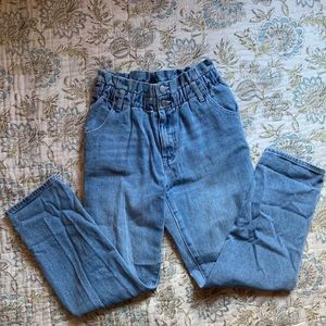 Pacsun NWOT paper bag mom straight leg high waisted jeans
